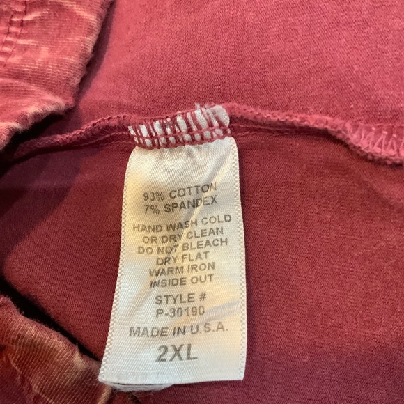 Chatoyant Mineral Wash Bell Bottom Soft Pants Size 2X - Picture 7 of 7